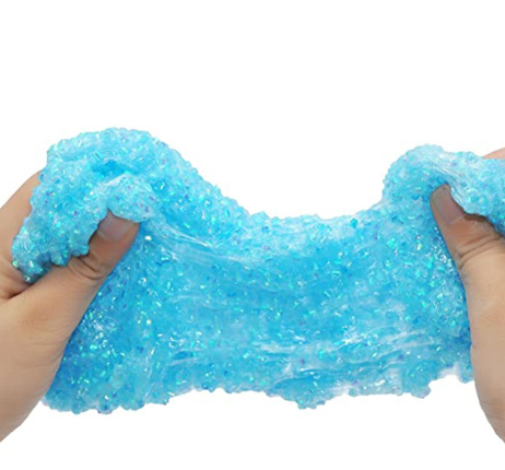 Blueberry blue vacation crunchy slime š« š