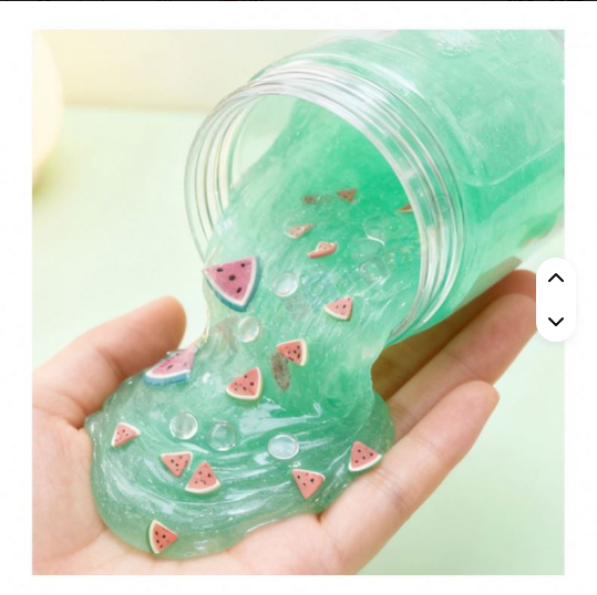 Green Clear Watermelon Slime 🍉